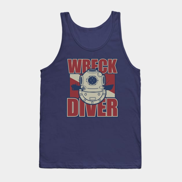 Wreck Diver Tank Top by TCP